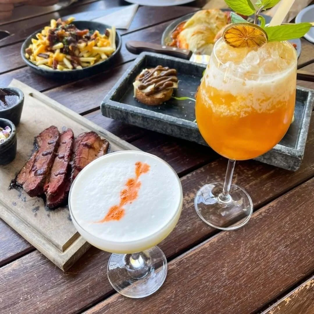 Drinks e petiscos da Fazendinha